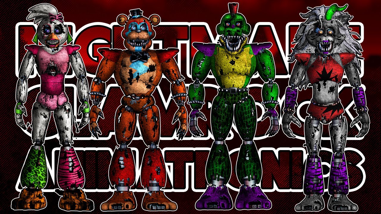 Fnaf Punkrock Animatronics Release (Model Edit) by Cloudcake54 on