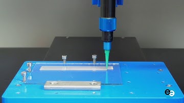 Dispensing tests: preeflow eco-PEN and electrically conductive materials from ROARTIS