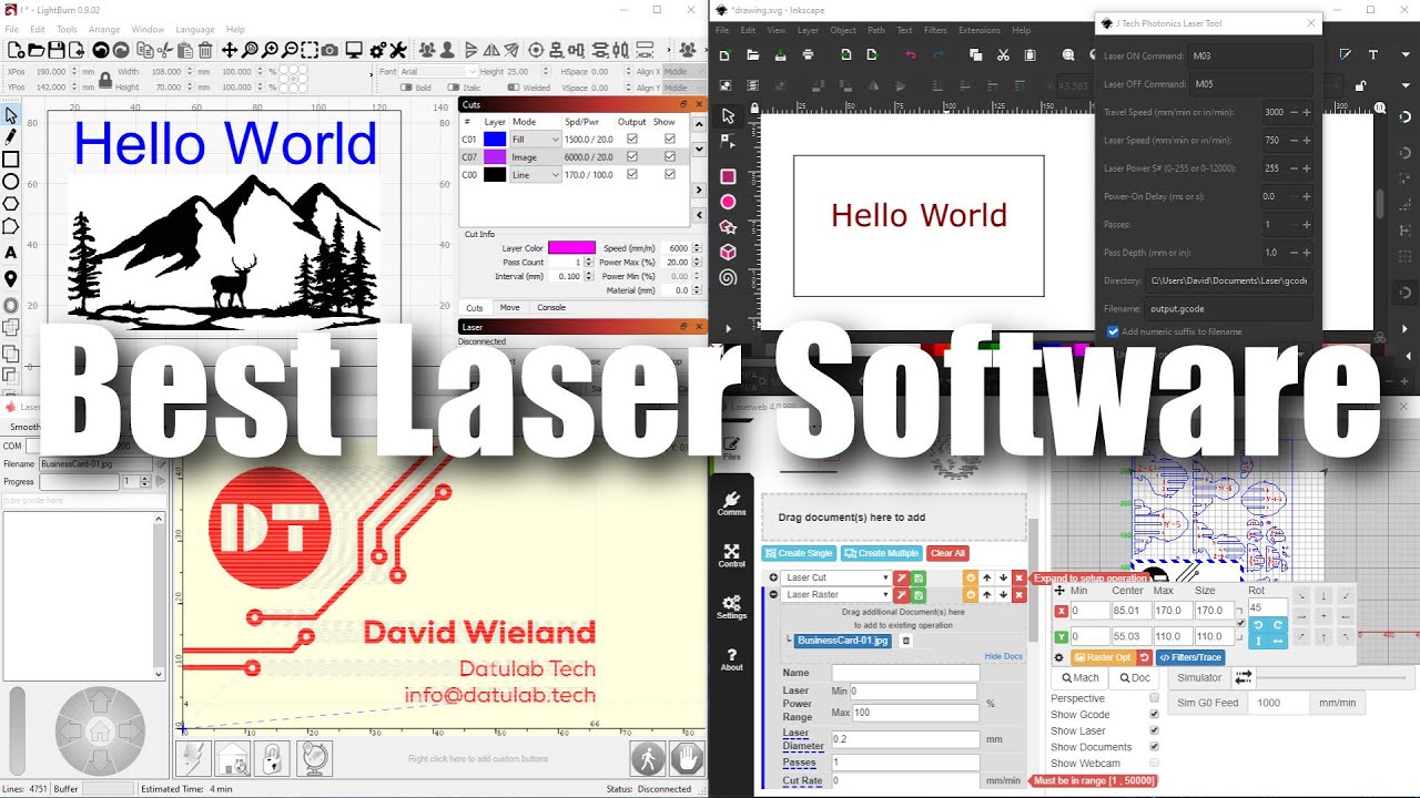 free laser cutting software Redsail Laser