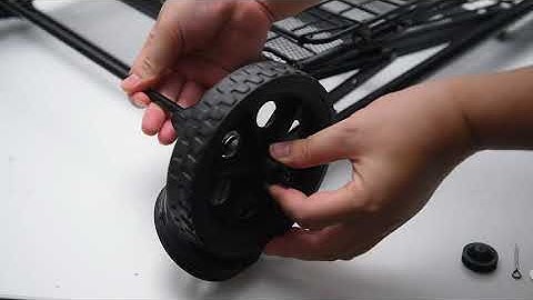 HOW TO ASSEMBLE BIEAMA Folding Shopping Cart