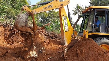 Jcb 3dx removing huge tree root | #jcb #jcb3dx #jcbvideo #jcbbackhoe #jcbmachine #jcbcartoon