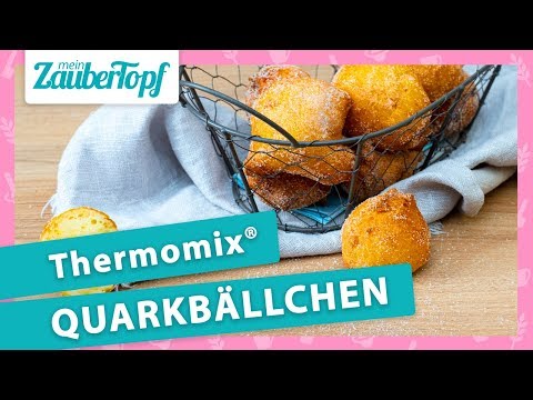 BESSER als vom Bäcker:  Rezept für GENIALE Thermomix® Quarkbällchen ⭐. 