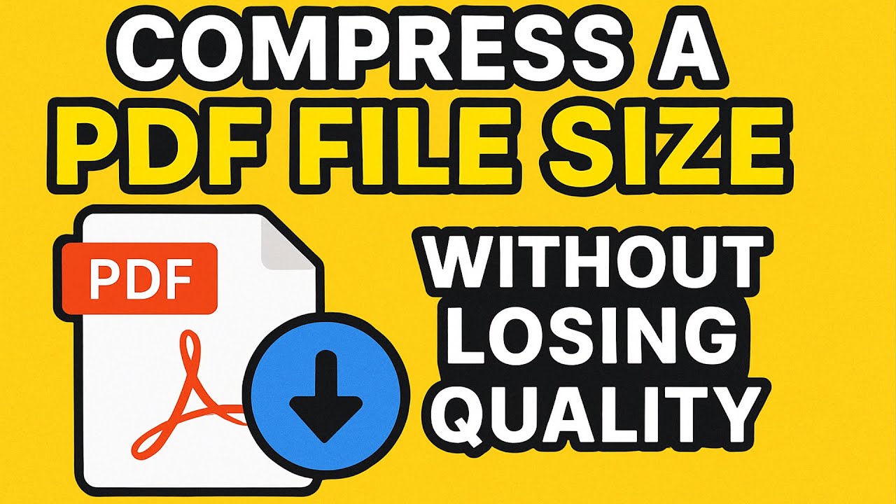 How to Compress PDF File Size Without Losing Quality Full Guide - YouTube