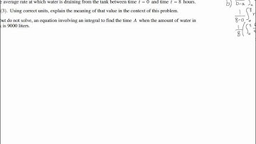 AP Calculus AB 2011 form b frq 2