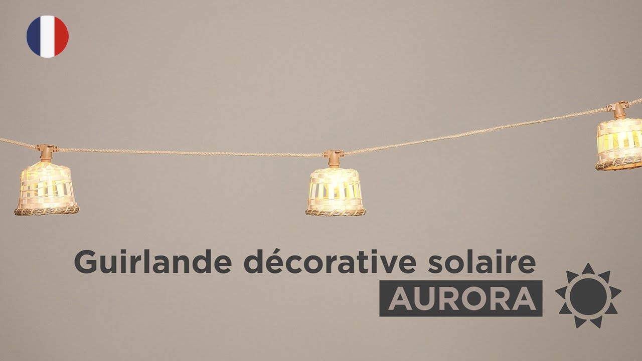 Guirlande Aurora avec ampoules LED - Newgarden