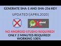 Generate SHA-1 & SHA-256 Keys Without Android Studio in 2 Minutes