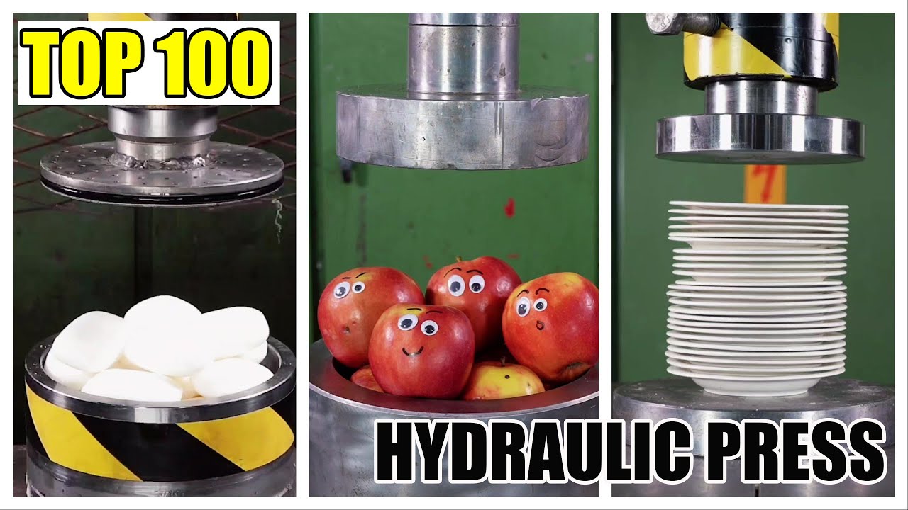 Top 100 Most Satisfying Hydraulic Press Crushes 🔥 Ultimate Crushing ...