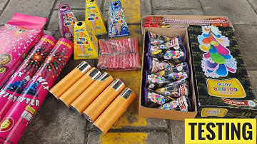 Testing Diwali Crackers Patake testing 2021 Fireworks stash testing Cracker testing Cheap Crackers