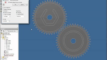 Inventor 2008 - Gear Motion