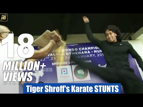 Tiger Shroff’s Karate STUNTS Training In Public