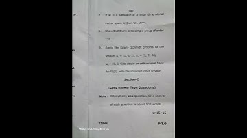 bsc 5th sem math first question paper: #vbspu #tdcollege #bsc5thsem #group and ring theory &linearA