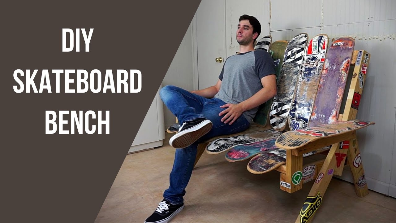 Rijpen Wissen Implicaties DIY Skateboard Bench - How to Make - YouTube