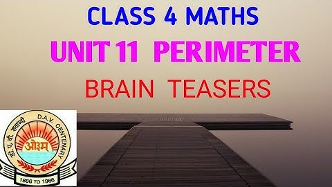 CLASS 4 MATHS UNIT 11 BRAIN TEASERS |