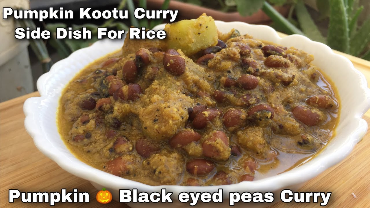 Pumpkin black eyed peas curry poosanikai Kootu Curry YouTube