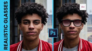 Add Realistic Glasses - Photoshop Tutorials screenshot 3