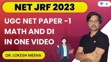 UGC NET Paper -1 Math and DI in One Video | Dr. Lokesh Meena