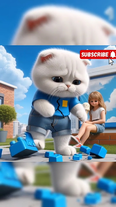 😰😭😭 my lego shoes are destroyed #cat #funny #cartoon #lego #pets #comedy #memes #shorts #viralshort