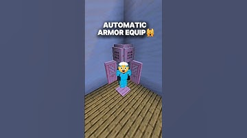 TIKTOK Hacks – Part 12 | Armor Auto Equip ⚙️✨ | Minecraft Shorts #actingchallenge