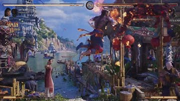 Mortal Kombat 1 Liu Kang 53% corner combo Scorpion kameo