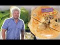 Guy fieri eats a serious jalapeo bagel in new jersey  diners driveins and dives  food network