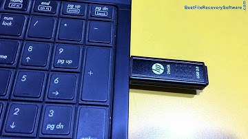 Understand how to recover formatted data from 256 GB USB drive storage media