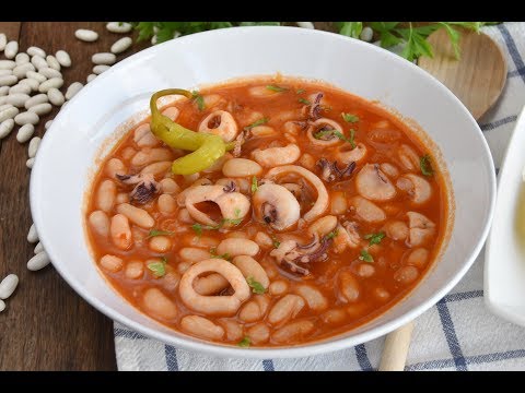 Video: Asado De Judías Con Calamares