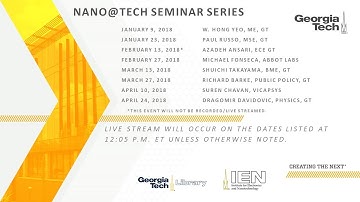 Nanotechnology, Risks, & Regulatory Options  - Richard Barke