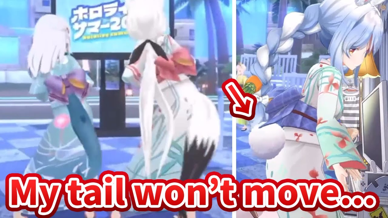 Pekora wags her tail with Fubuki and Gura wagging their tails [Hololive/Eng sub]