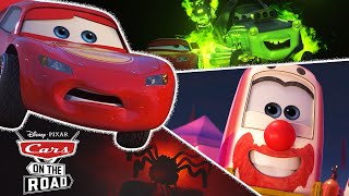 Spooky Moments from Cars on the Road | Pixar Cars