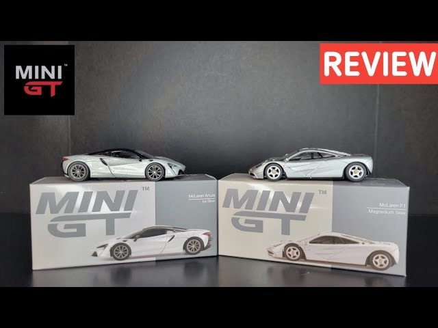 Mini GT 1:64 McLaren F1 – Magnesium Silver – Mijo Exclusives