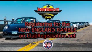 The New England Ramble - Northeast Region, Porsche Club of America