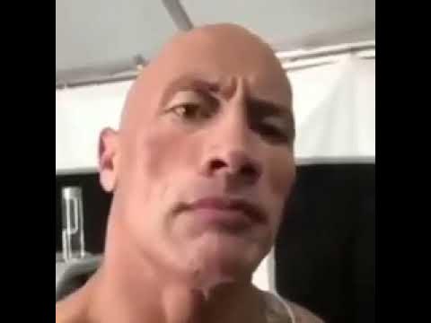 face bot. on X: the rock imitando emojis 🤨arqueando sobrancelha   / X