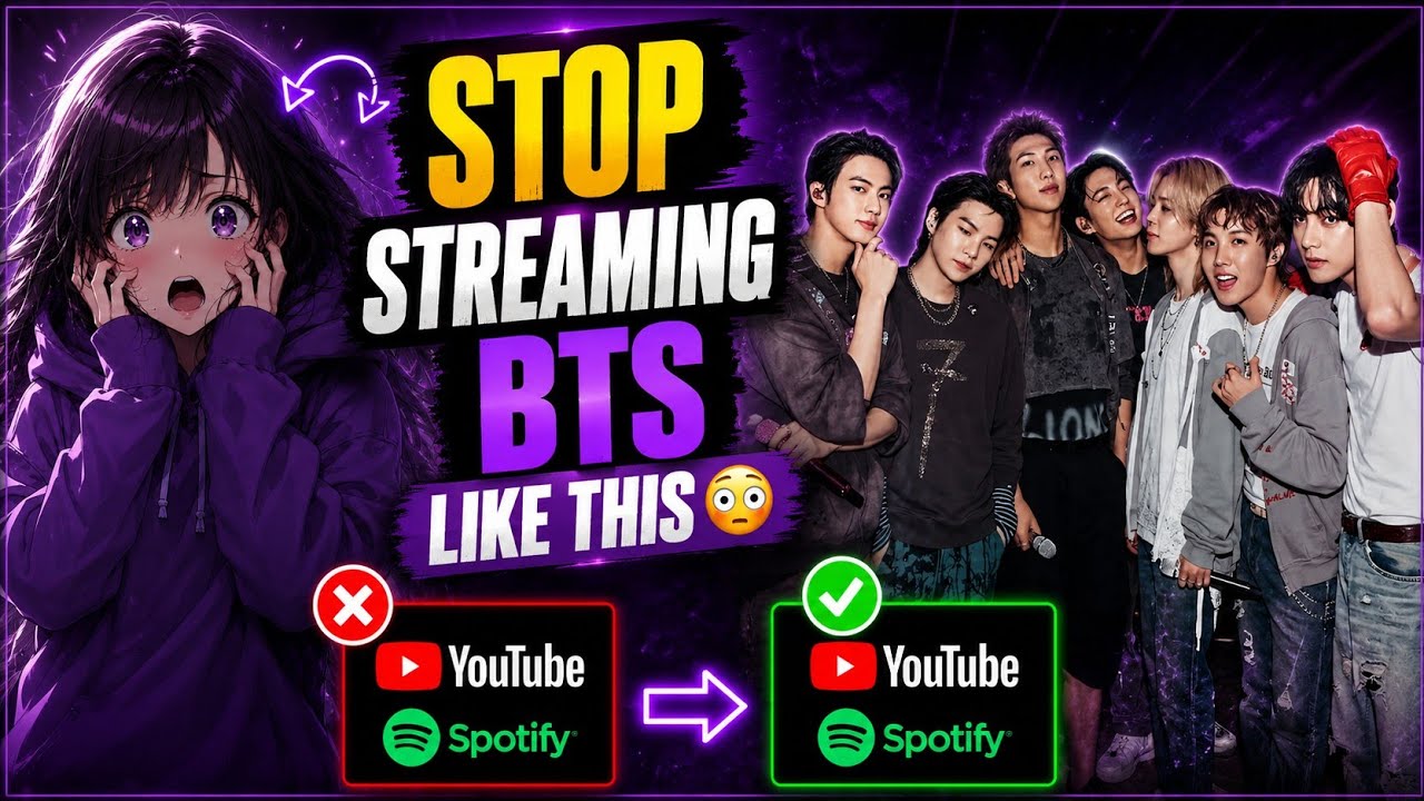 How to Stream BTS Songs Properly 💜 | YouTube & Spotify Guide - YouTube
