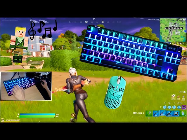 Ractous RTK63 ASMR Chill 🤩Satisfying Gameplay Keyboard Fortnite Smooth 