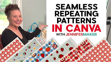 Design For Beginners: How to Make a Seamless Pattern In Canva | Download My Guide!