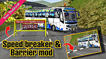 Speed Breaker & Barier mod for v3.6.1 || bussid trick