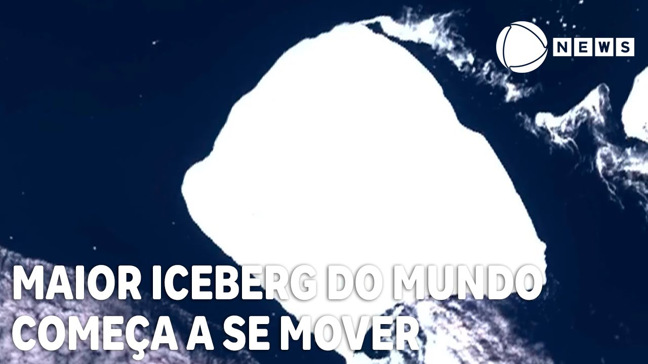 Maior iceberg do mundo começa a se mover após 30 anos