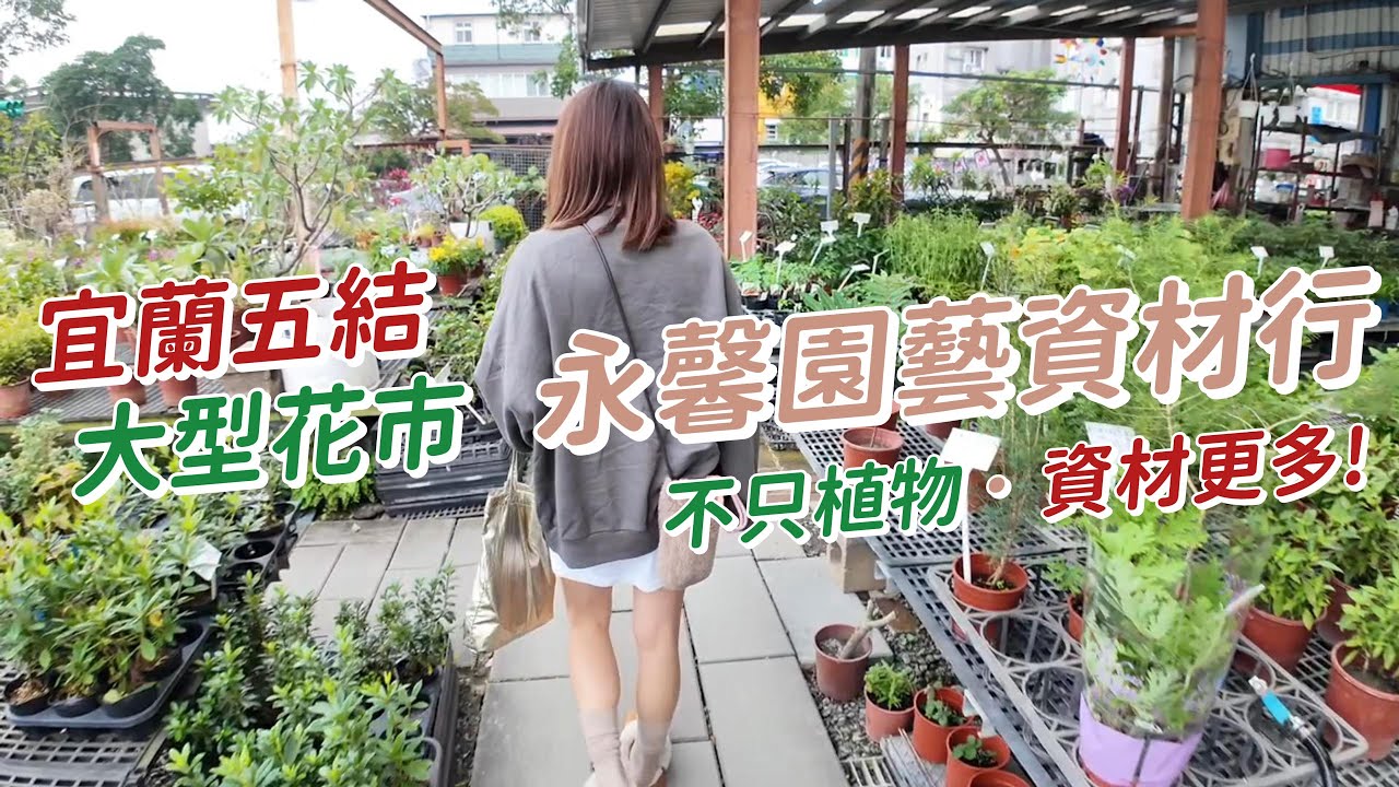 宜蘭五結-永馨園藝資材行-發現寶藏花市.超多資材+景觀擺件