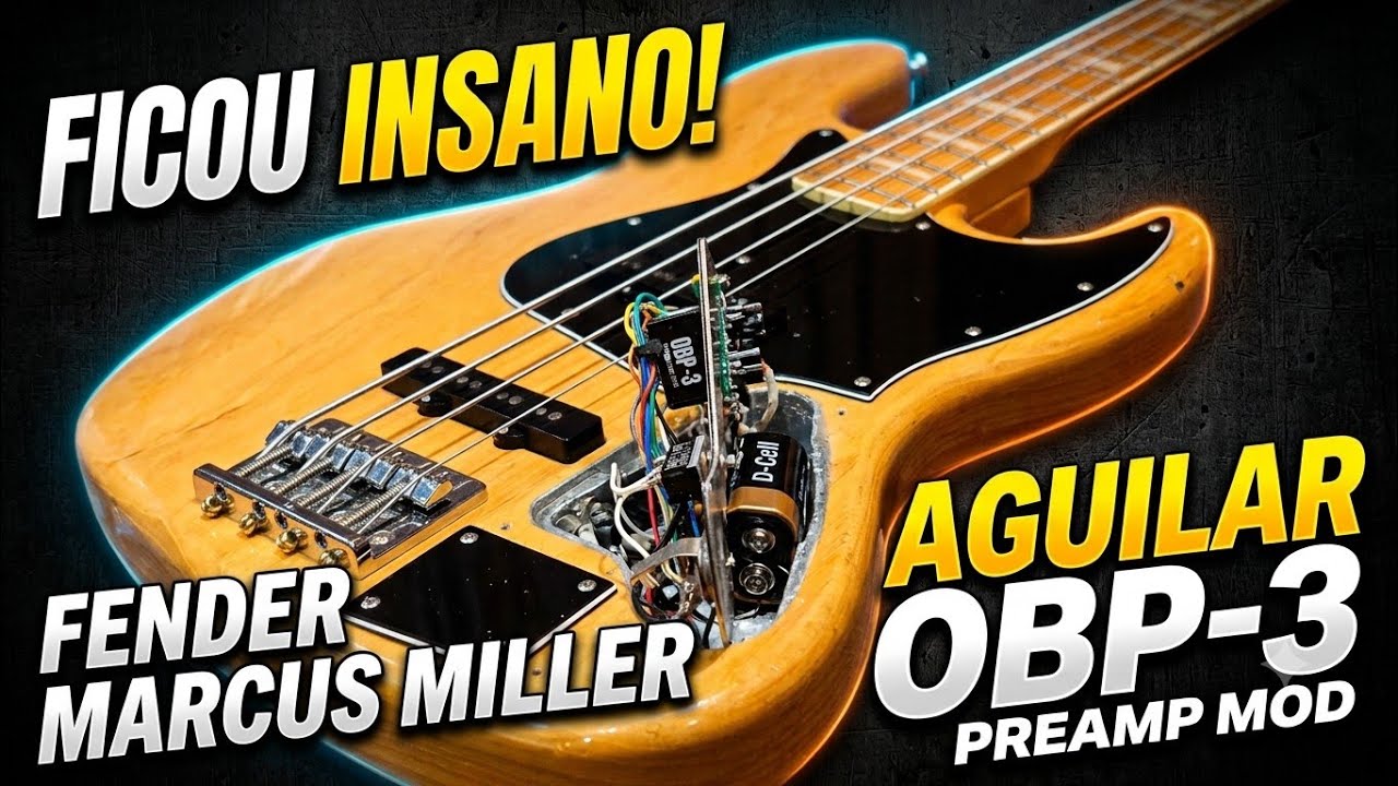 Guarda Fender Marcus Miller + Aguilar OBP-3: O melhor upgrade que fiz? su YouTube Guarda Fender Marcus Miller + Aguilar OBP-3: O melhor upgrade que fiz? su YouTube