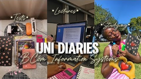 S1 EP1|UNI DIARIES |Life as a BCom Information Systems Student 💻📚 | Studying, Tests, Lectures & More