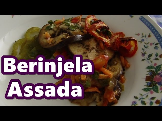BERINJELA ASSADA NA FRITADEIRA A AR