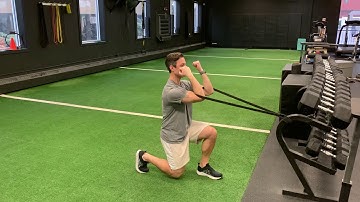 Zercher Band Split Squat