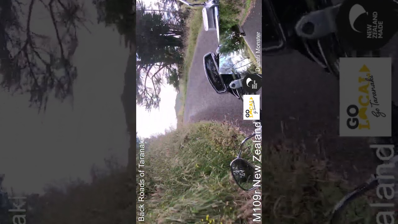 VZR1800 / Ducati Monster Back Roads of Taranaki
