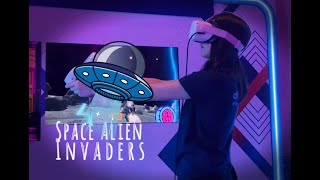 Activaciones interactivas y activaciones | juego Space Alien Invaders VR  | Oculus Quest