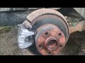 Replacing the rear brake caliper on a Passat B5 1.9TDI/Замена заднего суппорта Passat B5 1.9TDI