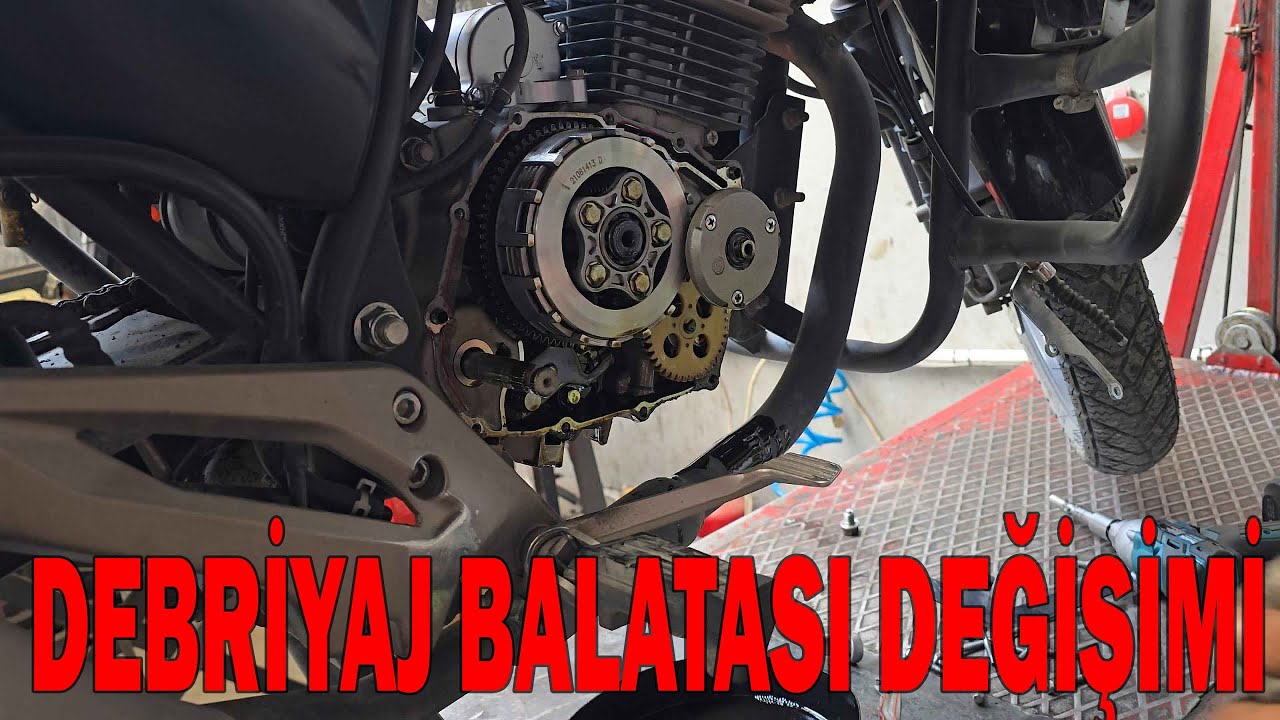 debriyaj balatası değişimi- 125 cc Drift l