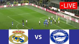 🔴Real Madrid vs deportivo alavés Live Match Today | Premier League 2026 Full Match pes 21 Simulation screenshot 3