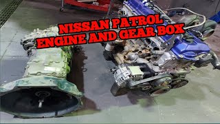 HOW TO REMOVE NISSAN SAFARI ENGINE AND GEARBOX || glentong vlog