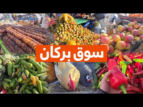 صباح ممتع وحيوي في سوق بركان الخضروات الطازجة والدجاج 