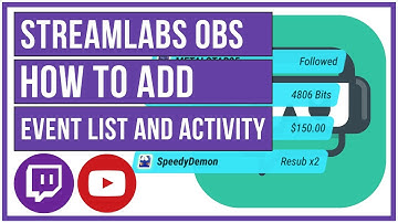Streamlabs OBS - How to Setup Event List and Stream Activity